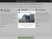 Tablet Screenshot of connellymanagement.com